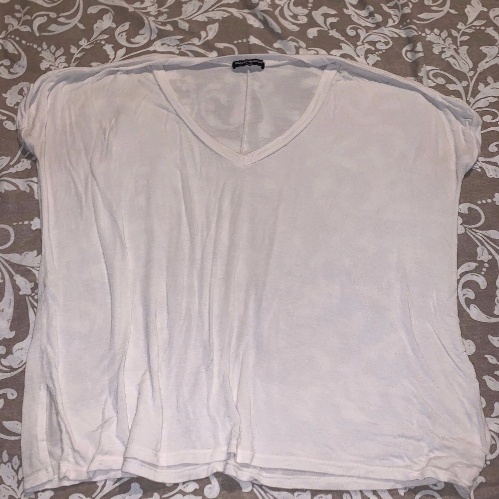 Brandy Melville oversized white tank